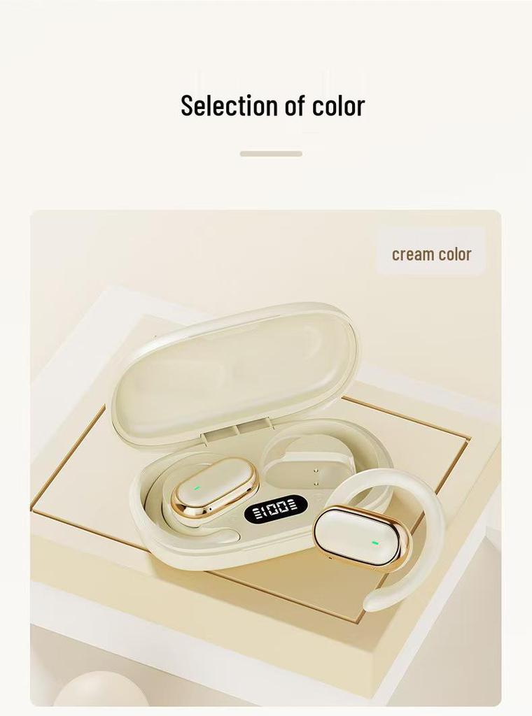 X96 Ear Hook - High-Quality Sound, Bluetooth 5.4, Smart Display, Long Battery, Comfortable Fit, Universal Compatibility