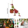Fun Grinch Hanging Decoration Acrylic Christmas Tree Ornament For Car Interior Styling