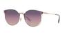 Sunglasses HC7151D CH573 SHINY ROSE GOLD PURPLE Lens 63 [Coach] Frame/TRANSPARENT