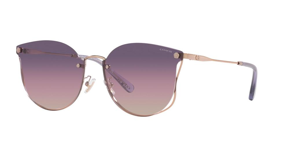 Sunglasses HC7151D CH573 SHINY ROSE GOLD PURPLE Lens 63 [Coach] Frame/TRANSPARENT