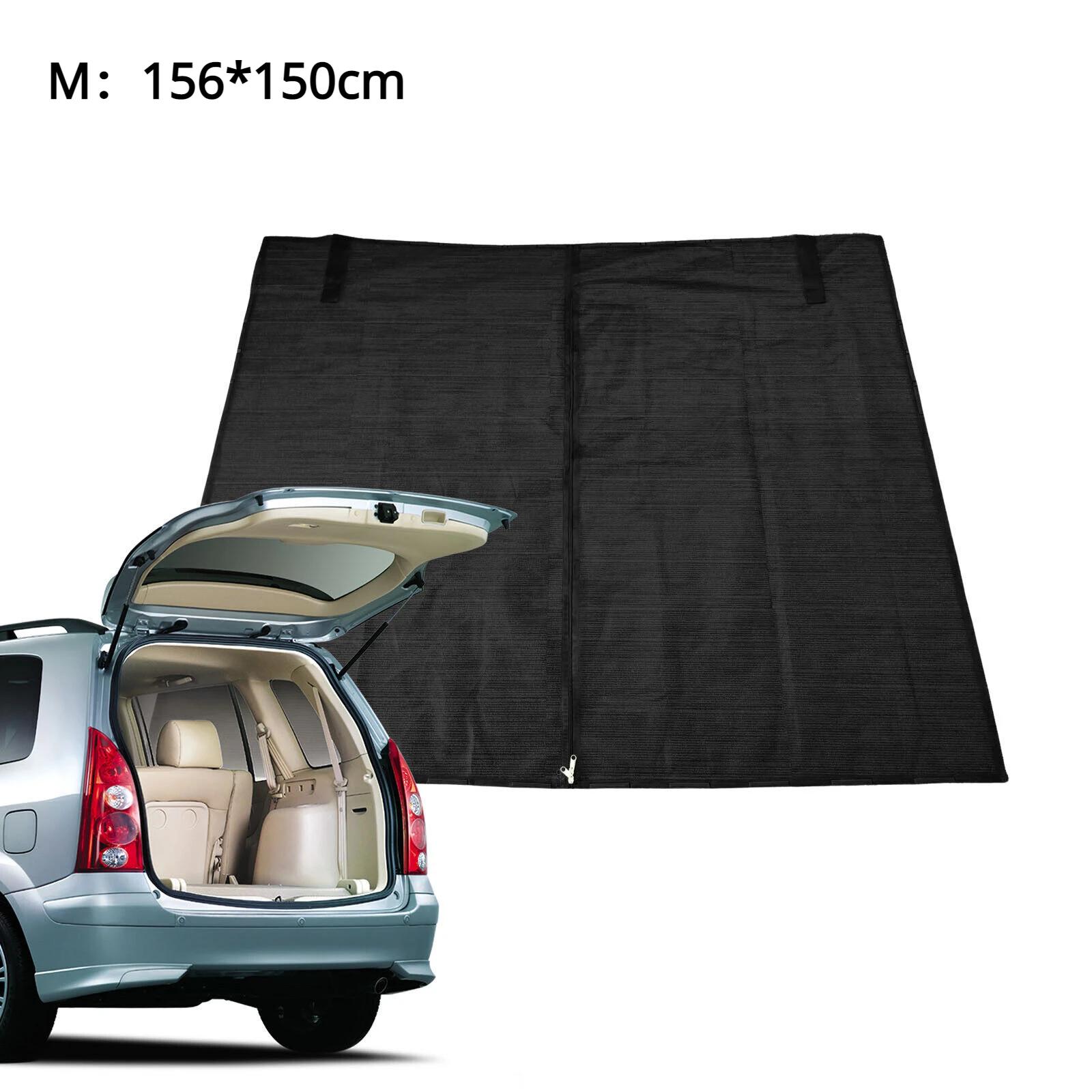 

Сетка от комаров на багажник внедорожника, солнцезащитный козырек на багажник автомобиля с двухсторонней молнией, дышащий, с защитой от насекомых и защитой от ультрафиолета, шторка на багажник внедорожника