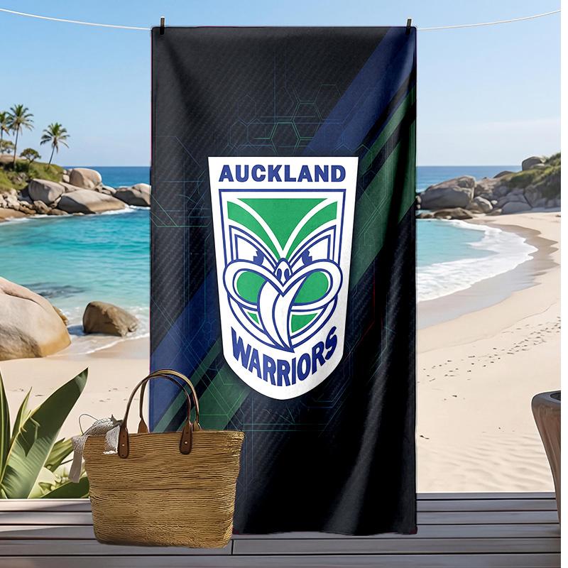 Asciugamano da Spiaggia Wigan Warriors Stampa Morbido Portatile Asciugatura Rapida?Asciugamano Asciutto Per Piscina Vacanza Estiva Sport all'Aperto