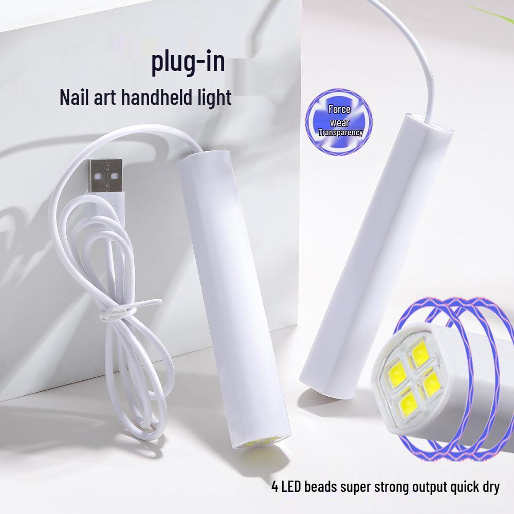 Handheld Rechargeable Nail Baking Lamp – Quick-Dry Gel Polish, No Darkening