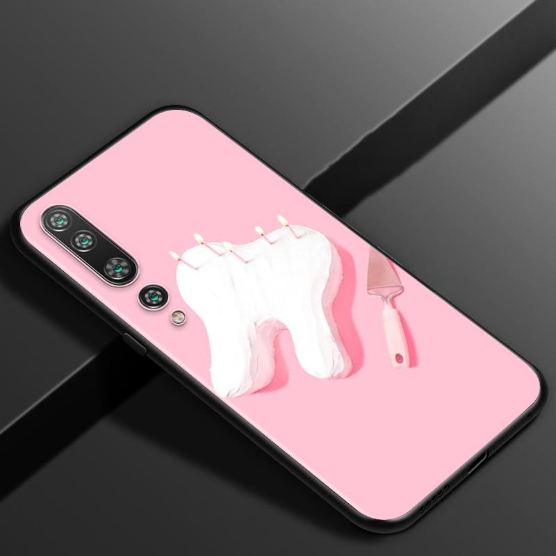 

Чехол для телефона «Зубы стоматолога» для Xiaomi Mi 11i 11 10T 10 9T 9 A3 8 Lite CC9 SE Note10 Lite Ultra Pro, черный, мягкий Xiaomi A3 Lite(CC9)