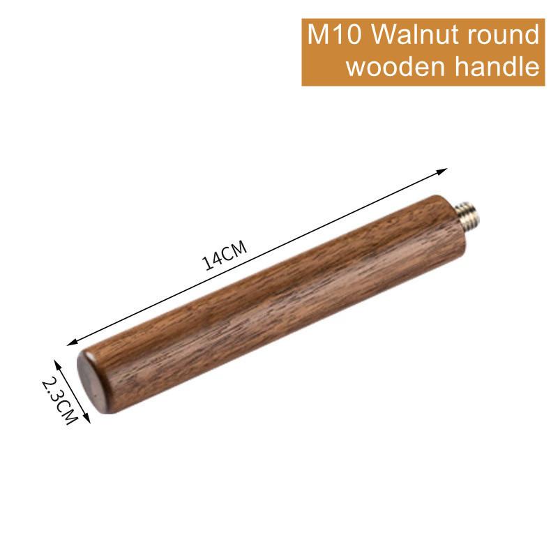 M10 Screw Wood Coffee Portafilter Handle Walnut/Rosewood Handle Replacement for Espresso Coffee Machine Cafe Tools Accessories