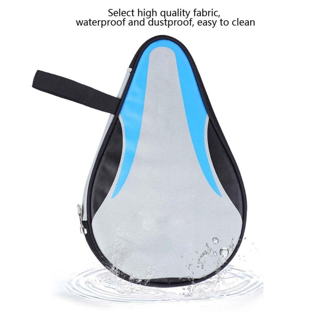 Waterproof Table Tennis Rackets Bat Bag Dustproof Oxford Cloth Pingpong Racket Bag Full Protection Table Tennis Paddle Case