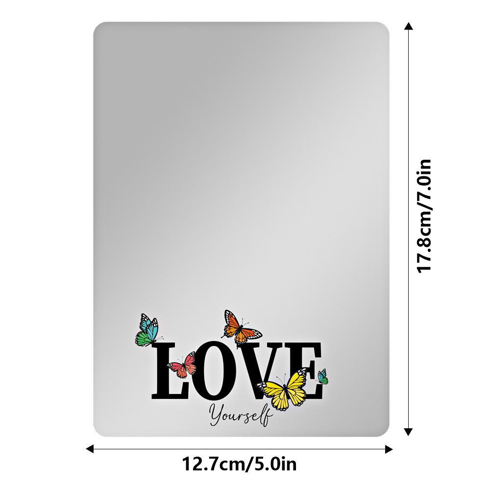 Silné magnetické zrcadlo do skříňky pro školu, kancelář, koupelnovou skříňku, lednici, akrylové zrcátko na líčení, dárek pro dospívající dívky