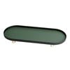 Desktop Decorations Storage Trays Light Luxury Wrought Iron Ornaments Leather Storage Trays Entrance Jewelry Decorative