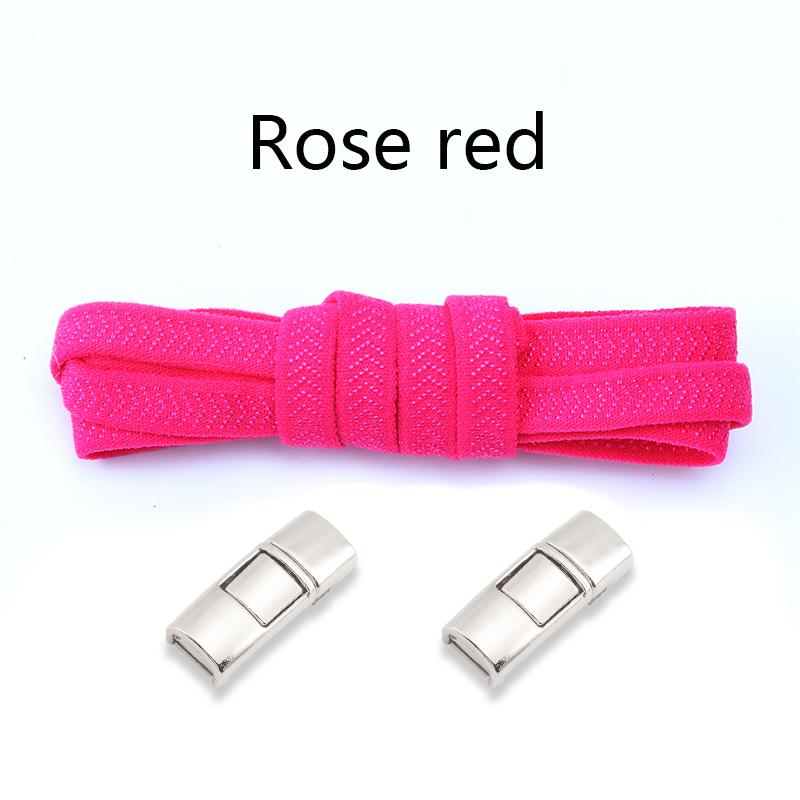 Druckverschluss Schnürsenkel ohne Binden Elastische Schnürsenkel Turnschuhe 8MM Breit Flach Schnürsenkel Ohne Binden Kinder Erwachsene Laufschuh Schnürsenkel für Schuhe