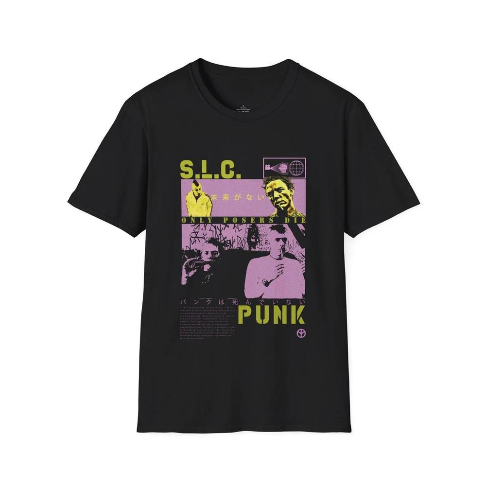 SLC Punk Black Cotton T Shirt  Unisex T-Shirt XXXL