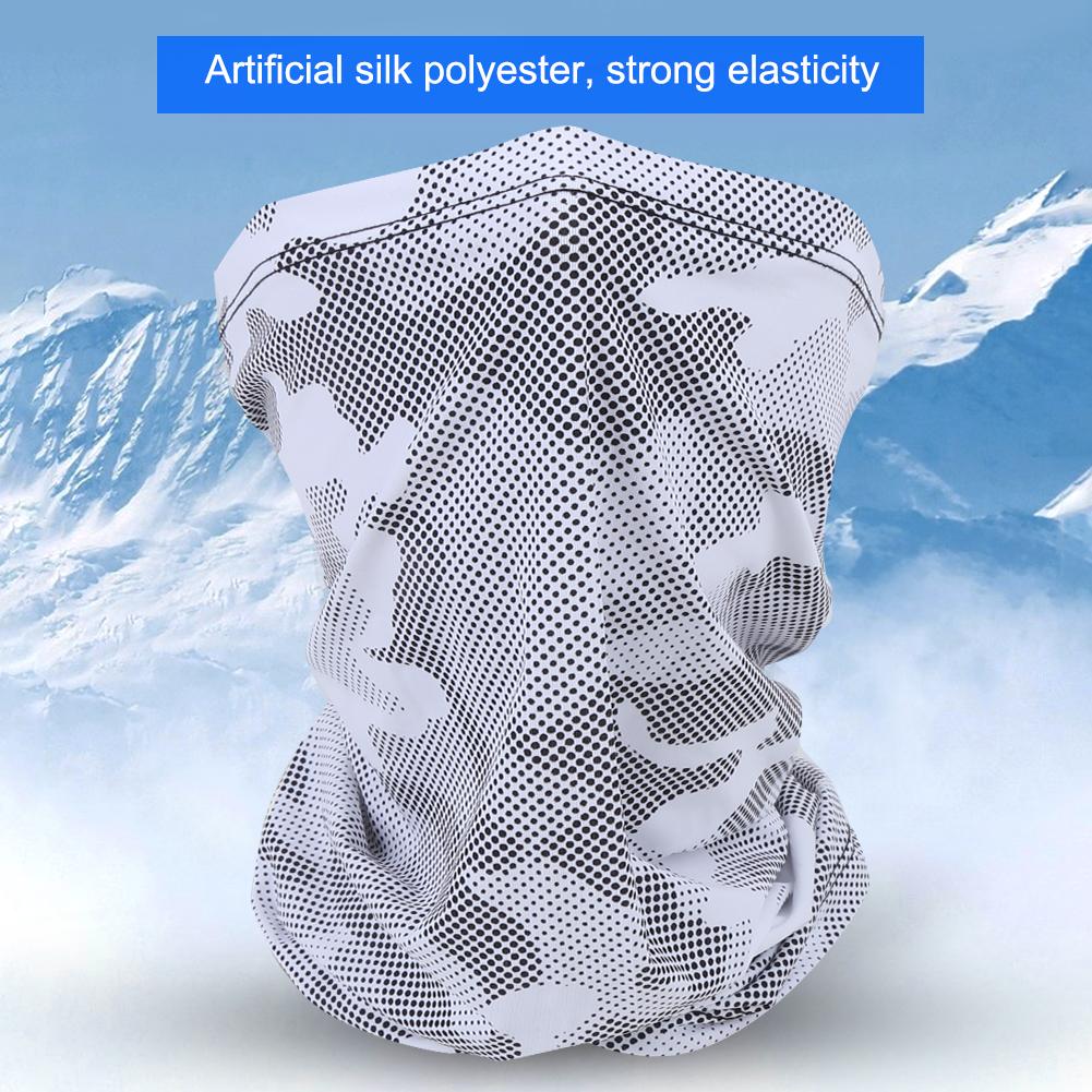 Outdoor Sport Sunscreen Exercise Headscarf Headband Cycling Face Shield Protectionartificial silk headscarf