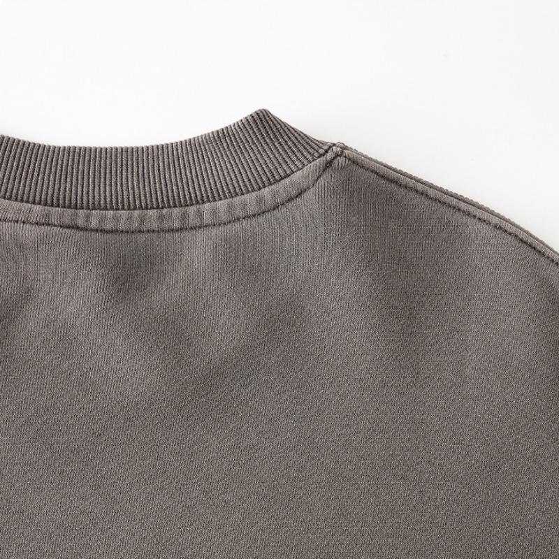 Frühling und Herbst Neue Herren Amerikanischen Stil Retro Lose Split Langarm Sweatshirt