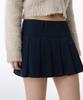 Musinsa Standard Woman Women'S Low-Rise Pleated Mini Scotts [Navy]