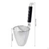 Food Strainer Basket In Stainless Steel for Rinsing Pasta And Dumplings