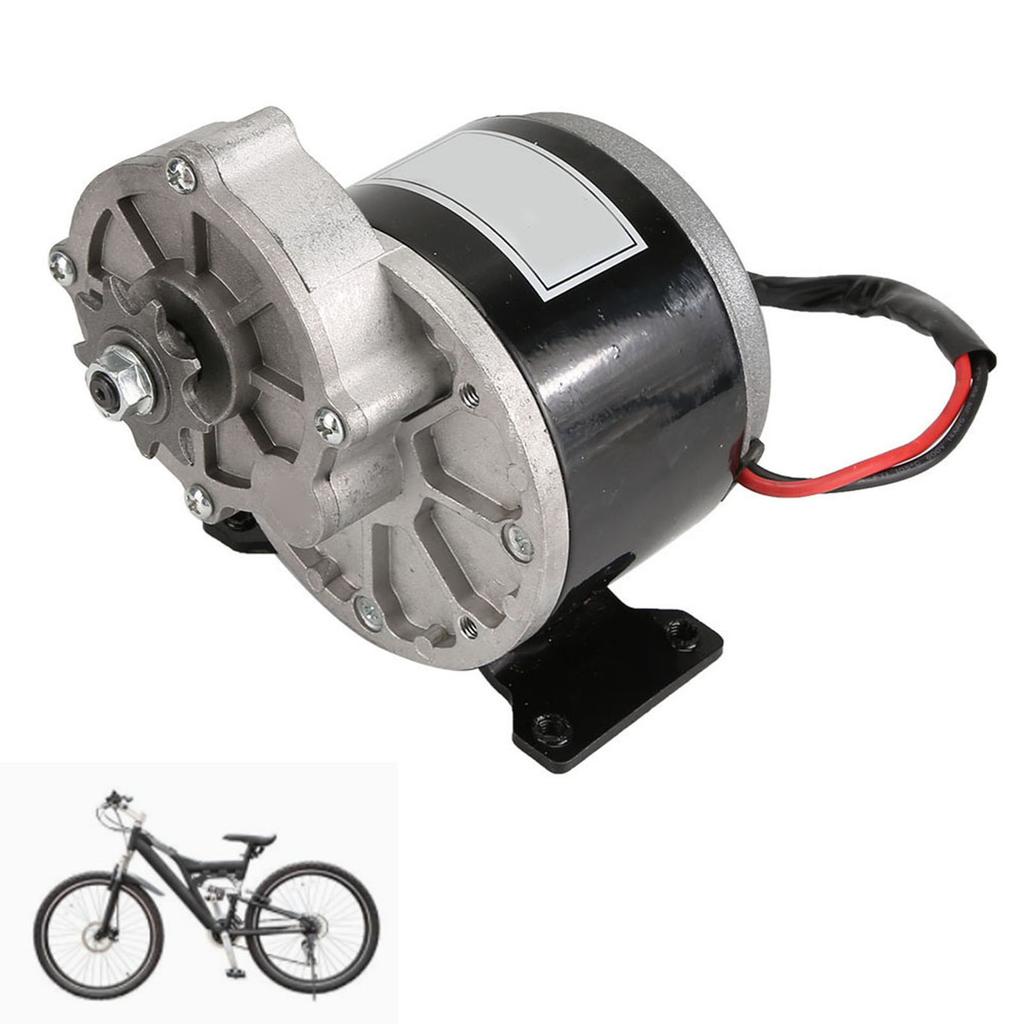 12V 250W Gear Reduction Electric Motor with 9 Tooth Sprocket Brushed DC Motors Reductor for E?bike Scooter