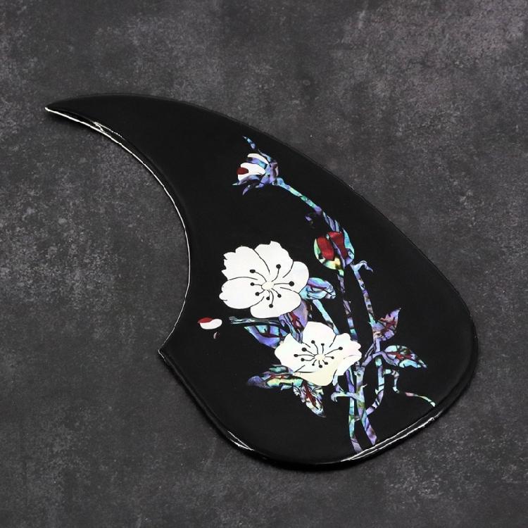 Guitare Folk Acoustique Auto-Adhésive Plaque de Protection de Rechange PVC Pickguard de Guitare Plaque de Protection Anti-Rayures Durable