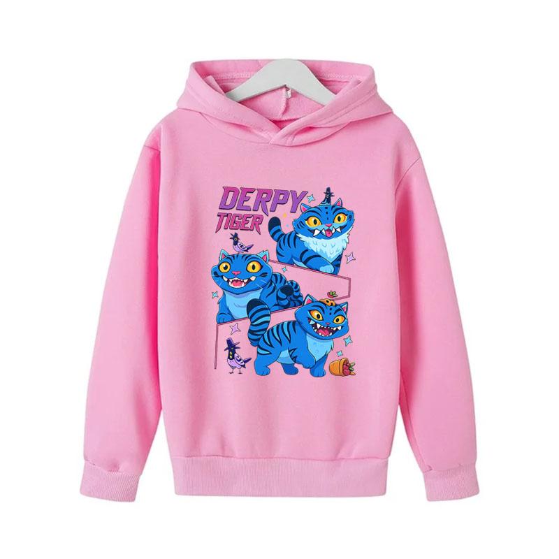 KPop Demon Hunters Huntrix Boys Hoodies Girl Fashion Hoodie Children Casual Pullovers Sweaters Long Sleeves Kids Autumn Clothes