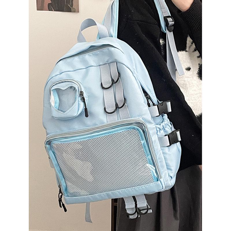 Women's Japanese Ita Backpack: Versatile Mori Style for Students, Large Capacity, Durable Design