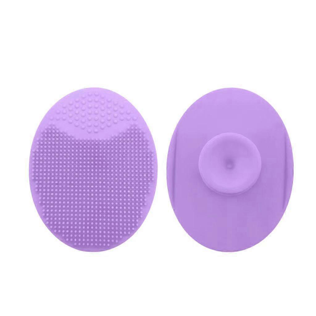 Manual silicone facial brush and exfoliating brush for adults, baby scalp bath brush, baby massage brush, baby brush for cradle cap, soft silicone bru