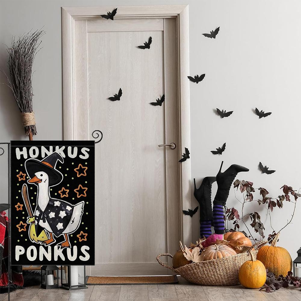 30 x 45cm Halloween Garden Flag Small Seasonal Yard Decoration for Outdoor Décor