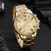 Herren Business Uhren Mode Edelstahlband Herren Quarz Uhr