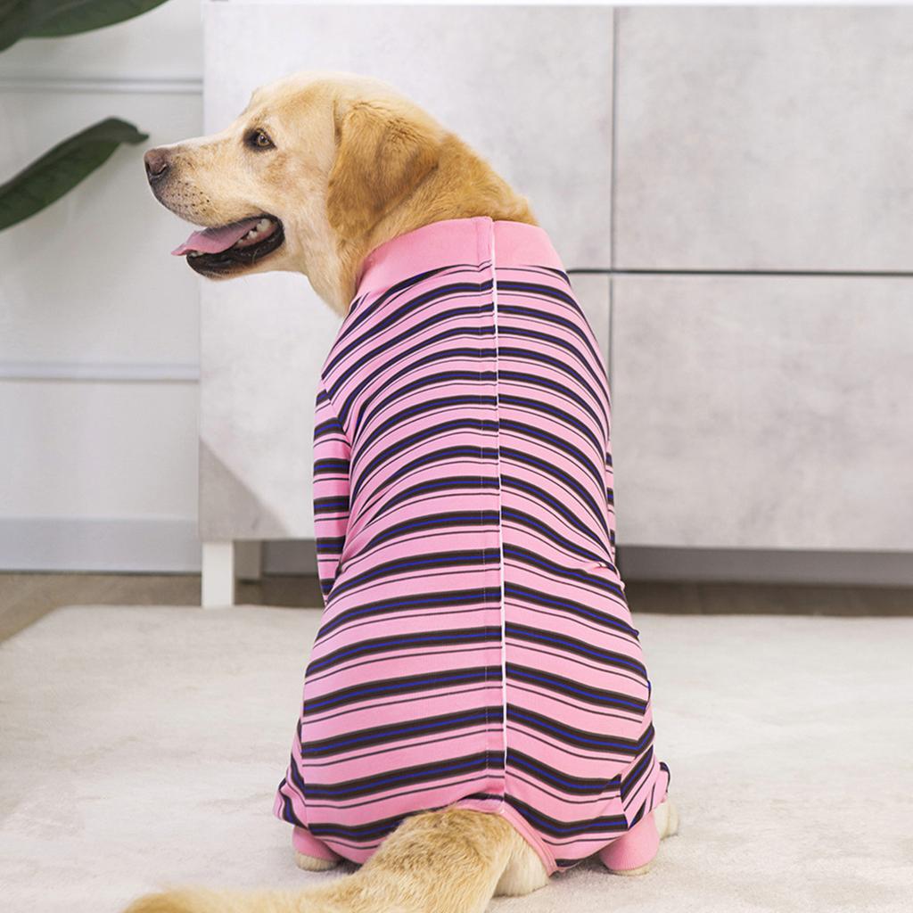 Warm Long Sleeve Pet Outfit Pet Surgical Bodysuit Pet Softable Polyester Coat for Small to Media Breeds