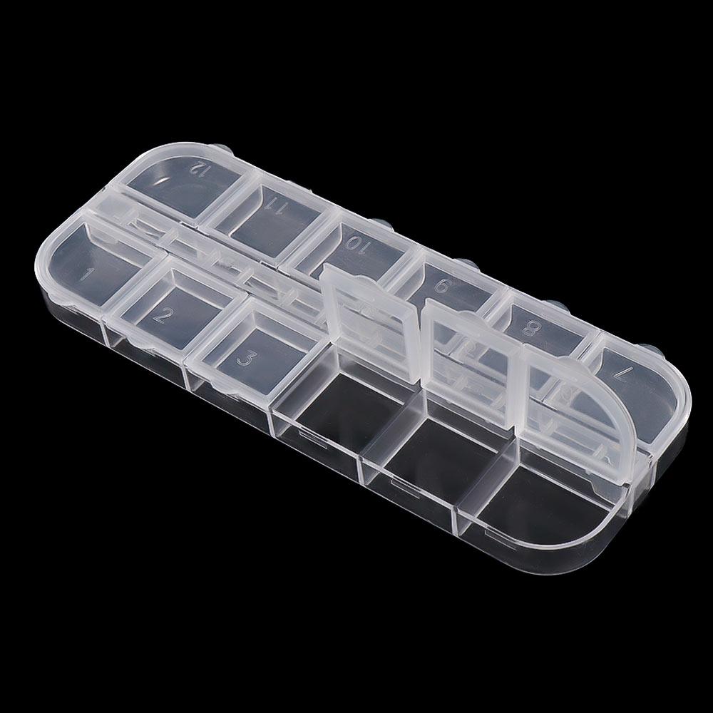 Accessory Nail Art Charms Storage Box Nail Art Rhinestone Storage Box Jewelry Organizer Empty Case
