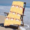 proof beach towel with a Tenma Tsukasa1 pattern - soft,absorbent,quick-drying,machine washable - perfect for swimming,camping,bathing