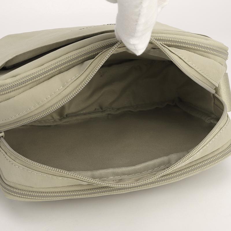 Minimalist Oxford Cloth Crossbody Bag Men Women Casual Functional Daily Outdoor Shoulder Bag