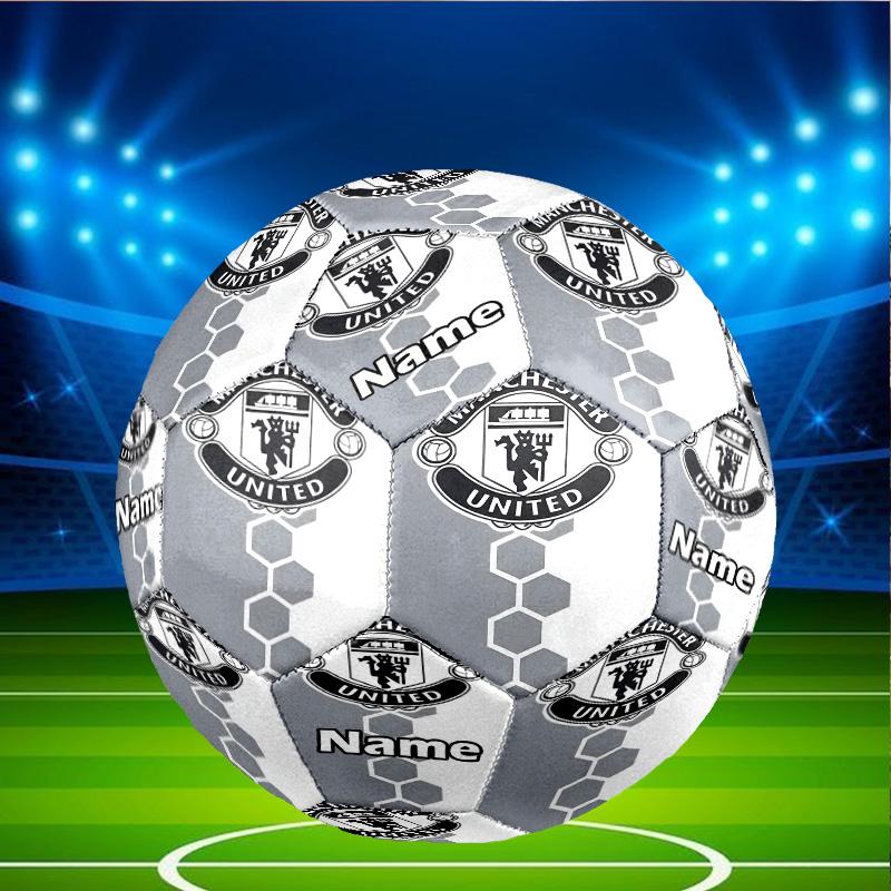 Custom Name Personalized Manchester United F.C-A Print Size 5 Soccer Ball Training & Match Football, for Team, Kicking, Gift for Football Enthusiasts