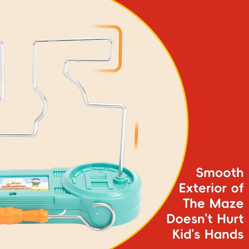 Electric Maze Game For Kids, Brain-Boosting & Fun Challenge Toy, Engaging Family Game, Safe And Exciting For Children