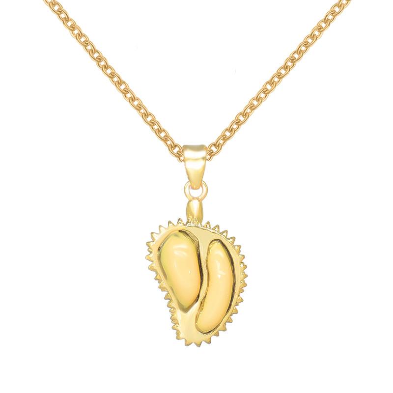The Same Durian Necklace Women'S Light Luxury Design Versatile With Meat Pendant Shake Ji Neck Chain