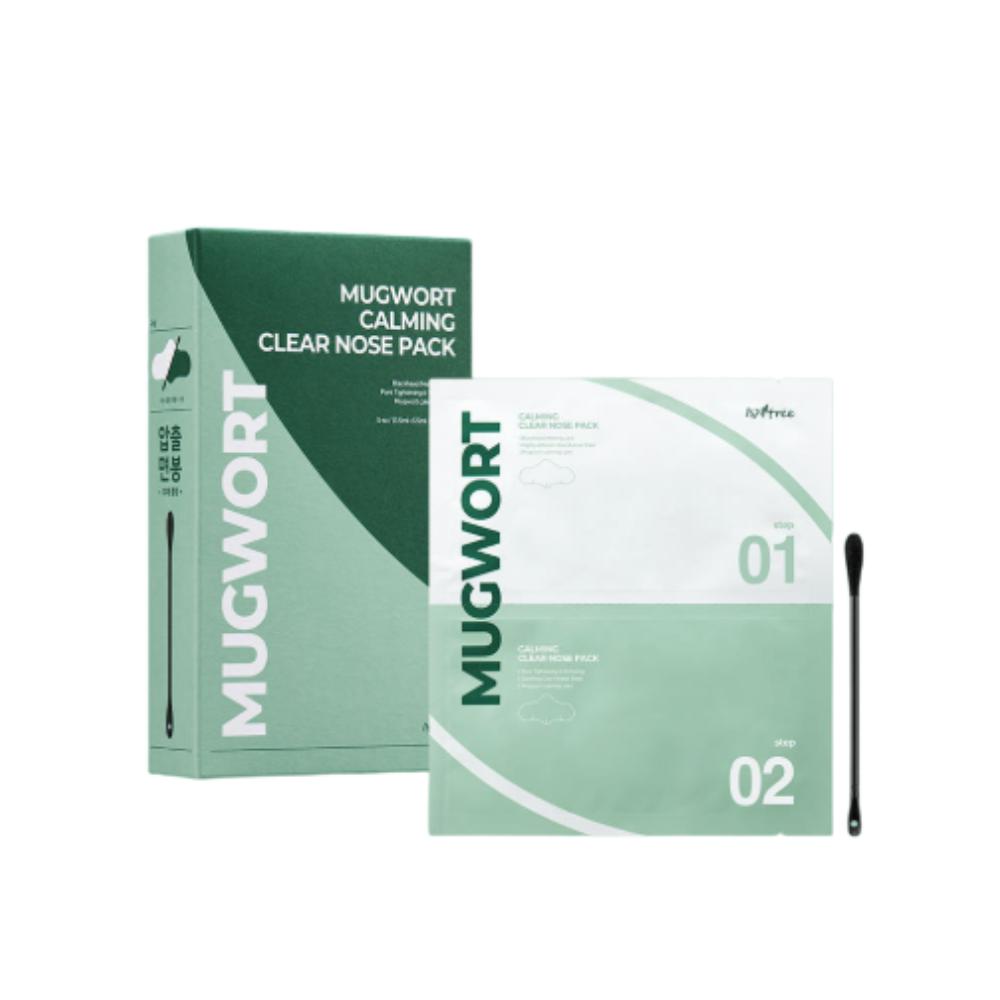 

Isntree Mugwort Calming Clear Nose Pack 5pcs Soothing Blackhead & Sebum Care Strips