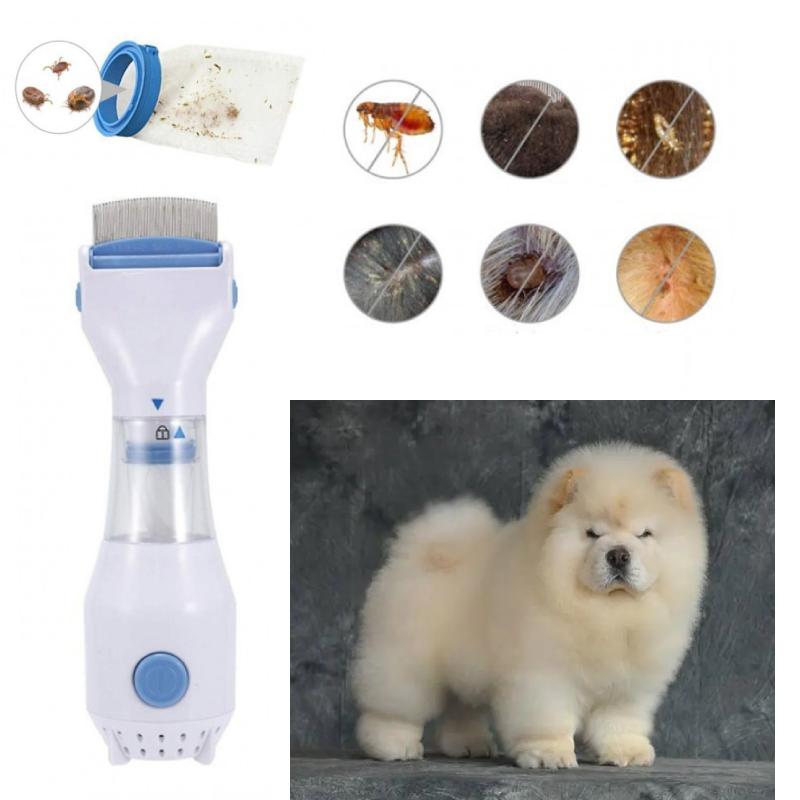 Electric Pet Comb Lice Remover Hair Cleaner Removing Flea Lice Egg Hair Floating