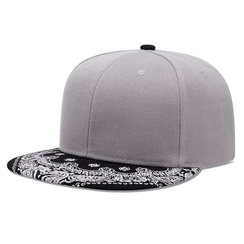 

Новая Мода Вышивка Мужская Женская Летняя Бейсболка Узор Кешью Снэпбэк Хип-Хоп Унисекс Шляпы Регулируемая серый