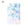 A5 A6 Notebook Divider Index Cherry Blossoms Style Binder Index Page Loose Leaf Separator Page
