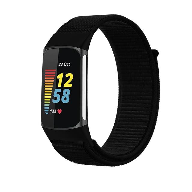 Nylon Strap for Fitbit Charge 5 Smart Watch Sports Nylon Weave Loop Bracelet Wristband Correa Pulsera for fitbit Charge 5 Band
