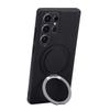 VILI D-THS Series for Samsung Galaxy S23 Ultra Magnetic Case Ring Kickstand PC TPU Phone Back Cover with Strap
