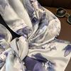 180*90Cm  Women Summer Silk Scarves Shawls Lady Wraps Soft Female Geometry Beach Stole Bandanna Foulard Muffler
