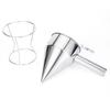 600ML 1200ML Oil Bucket With Holder Stainless Steel Funnel Dispenser Cupcake Pancake Batter Octopus Ball Kitchen Baking Tools