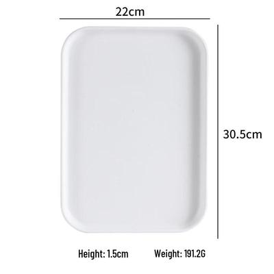Simple Rectangular Plastic Serving Tray