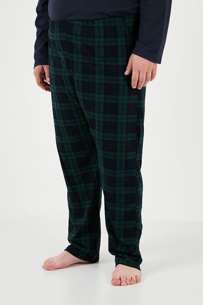 Men's Plus Size Plus Size Pajama Set Cotton Regular Fit Plus Size Pajama Set Men's Pajama Set