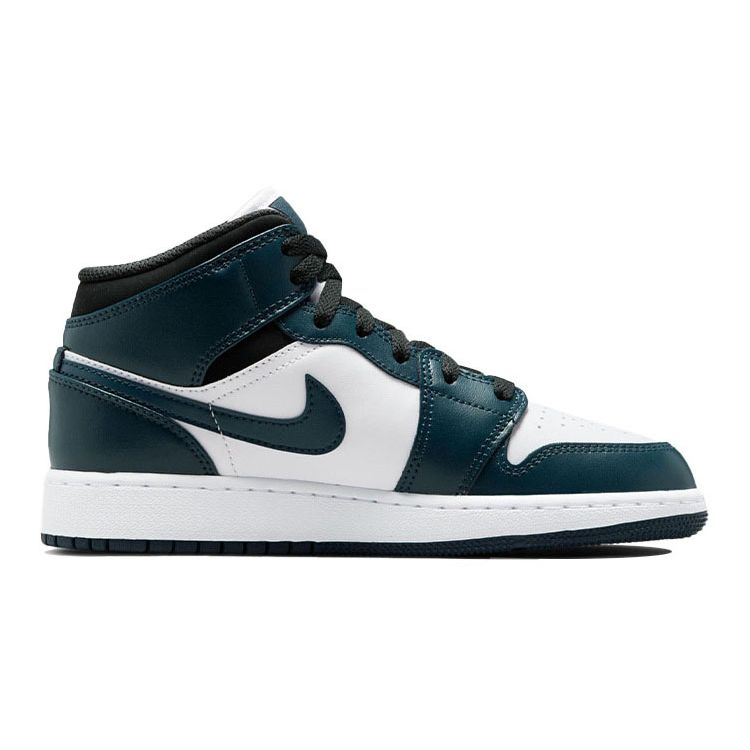 Air Jordan 1 Mid GS Armory Navy White Black 554725-411