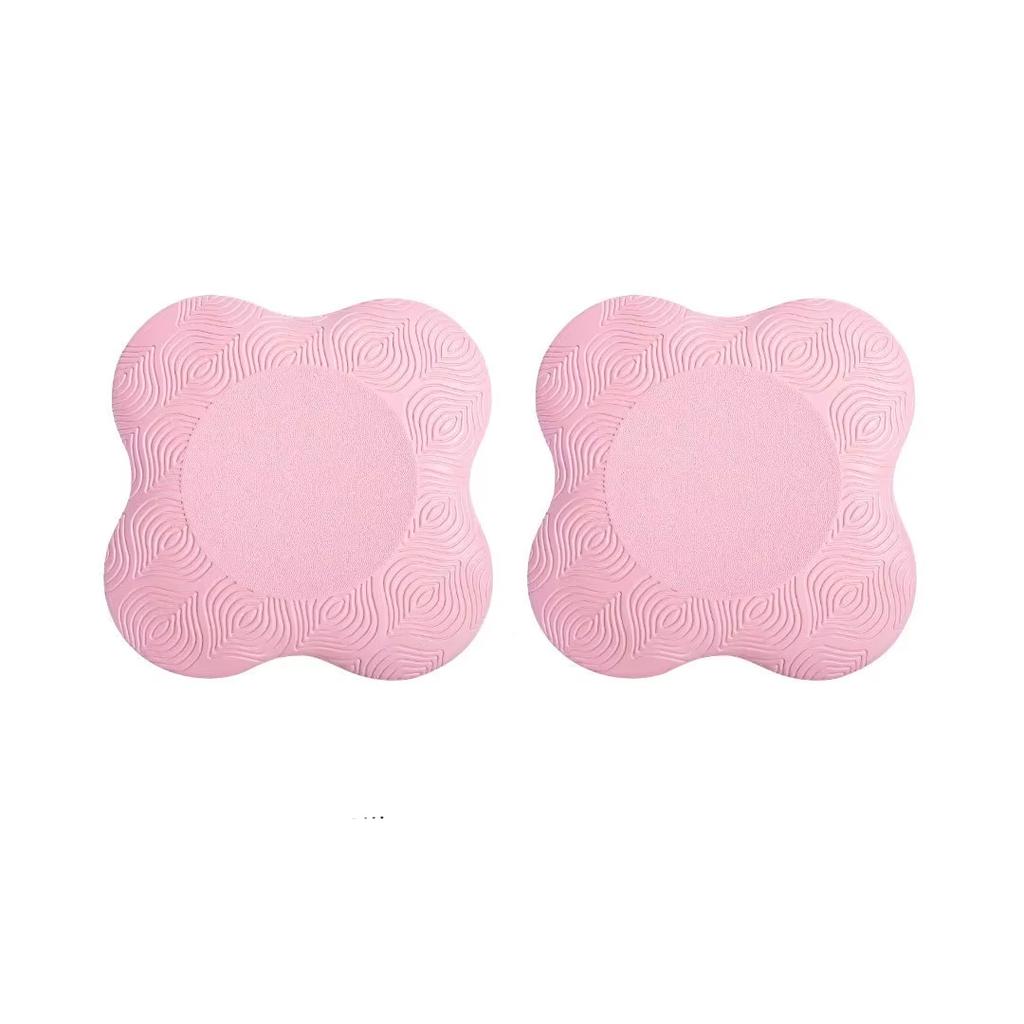 Yoga Knee Pad Wrist Hip Hand Elbow Cushion Support Anti-Slip Portable Small Yoga Mat EVA Material Circular Shape 19x19x0.5cm