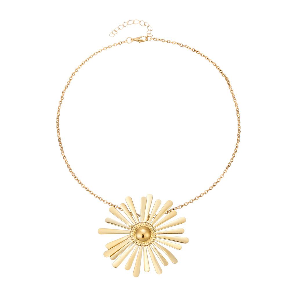 Eyecatching Sunflower Gold Jewelry Collection Featuring Necklace Bracelet Ring Earrings And