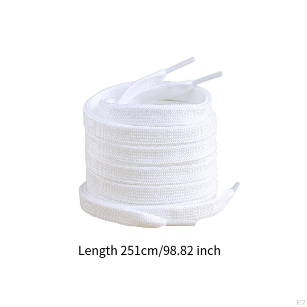 2 Pieces Ice Hockey Skate Laces Roller Accessories Figure Skating Shoelaces for