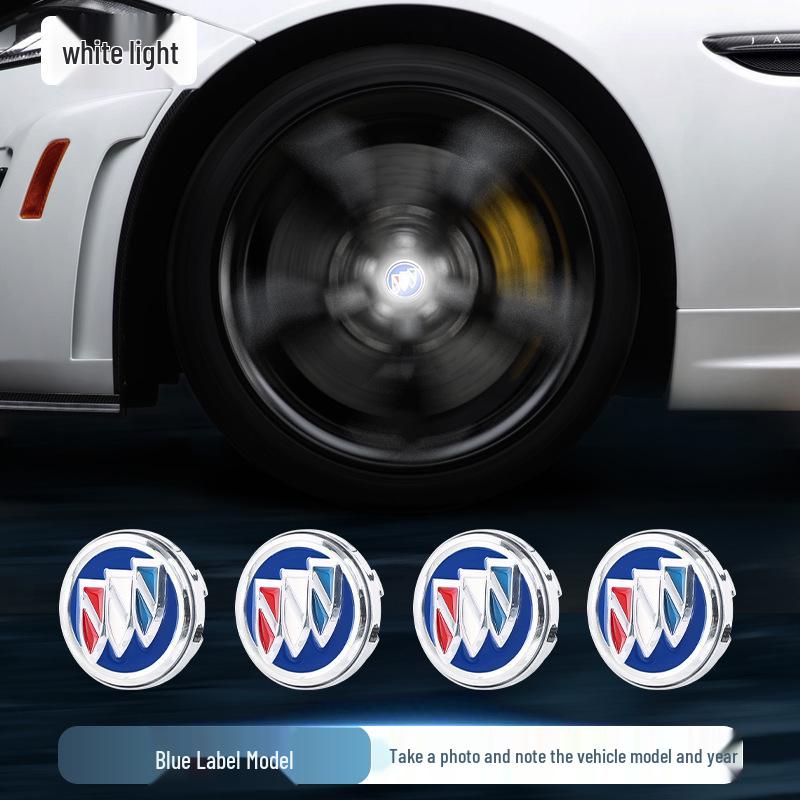Compatible Magnetic Levitation Hub Lights for Buick: Excelle, Verano, LaCrosse, Enclave, Envision, GL8 - Luminous Tire Lights.
