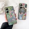Claude Monet Impressionism Waterlily Cat Phone Cover for Samsung Galaxy S25 Edge S24 S23 FE Plus Ultra A16 A15 A55 A57 5G Case
