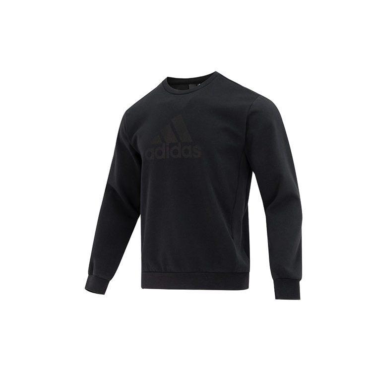 adidas Sweatshirts Men's Black Crew Neck Moderate Regular HY5828