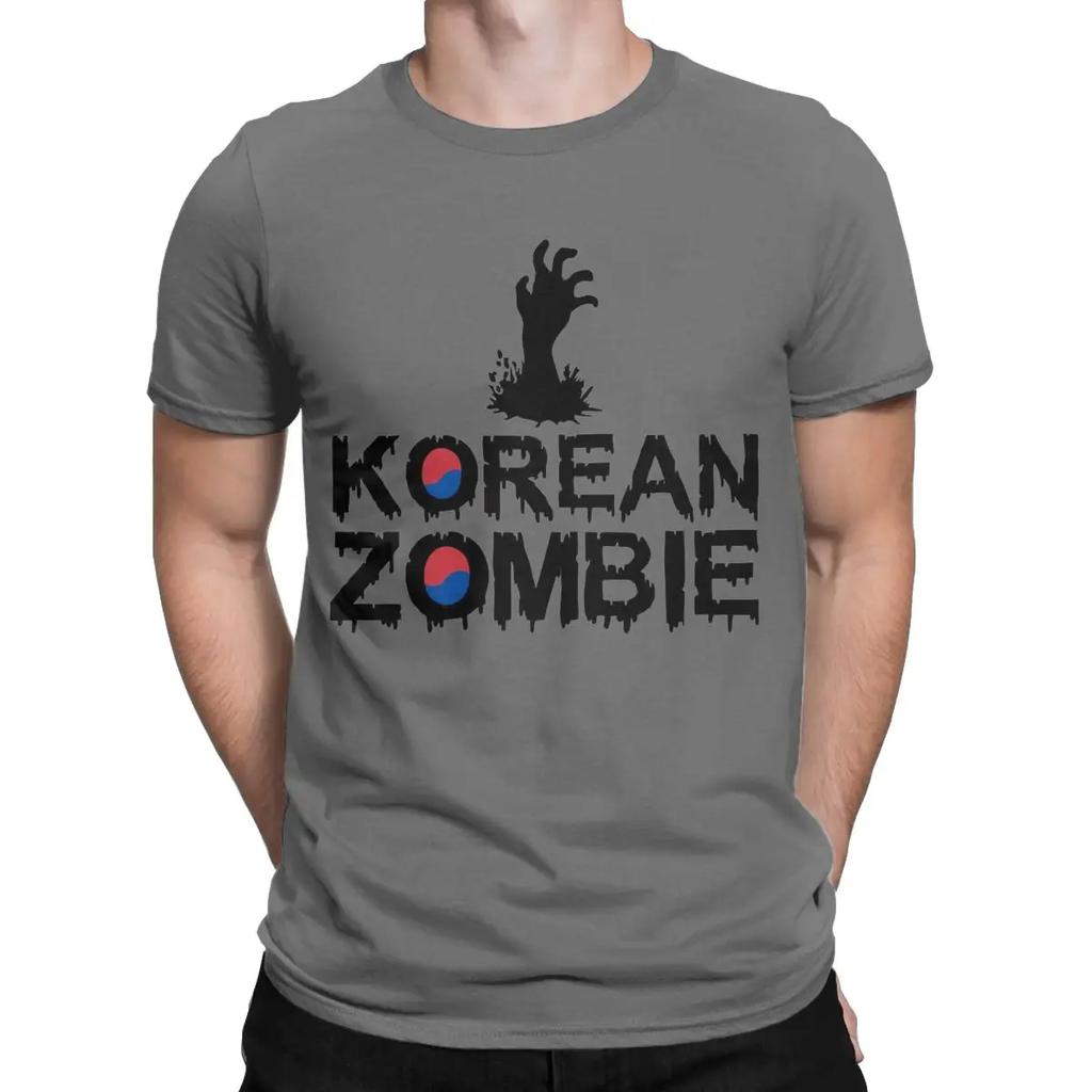 Men's T-Shirt Korean Zombie Chan Sung Jung Amazing Cotton Tee Shirt Short Sleeve T Shirts Round Neck Tops Summer